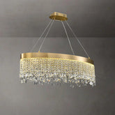 Elegant Crystal Oval Chandelier - Chandeliers