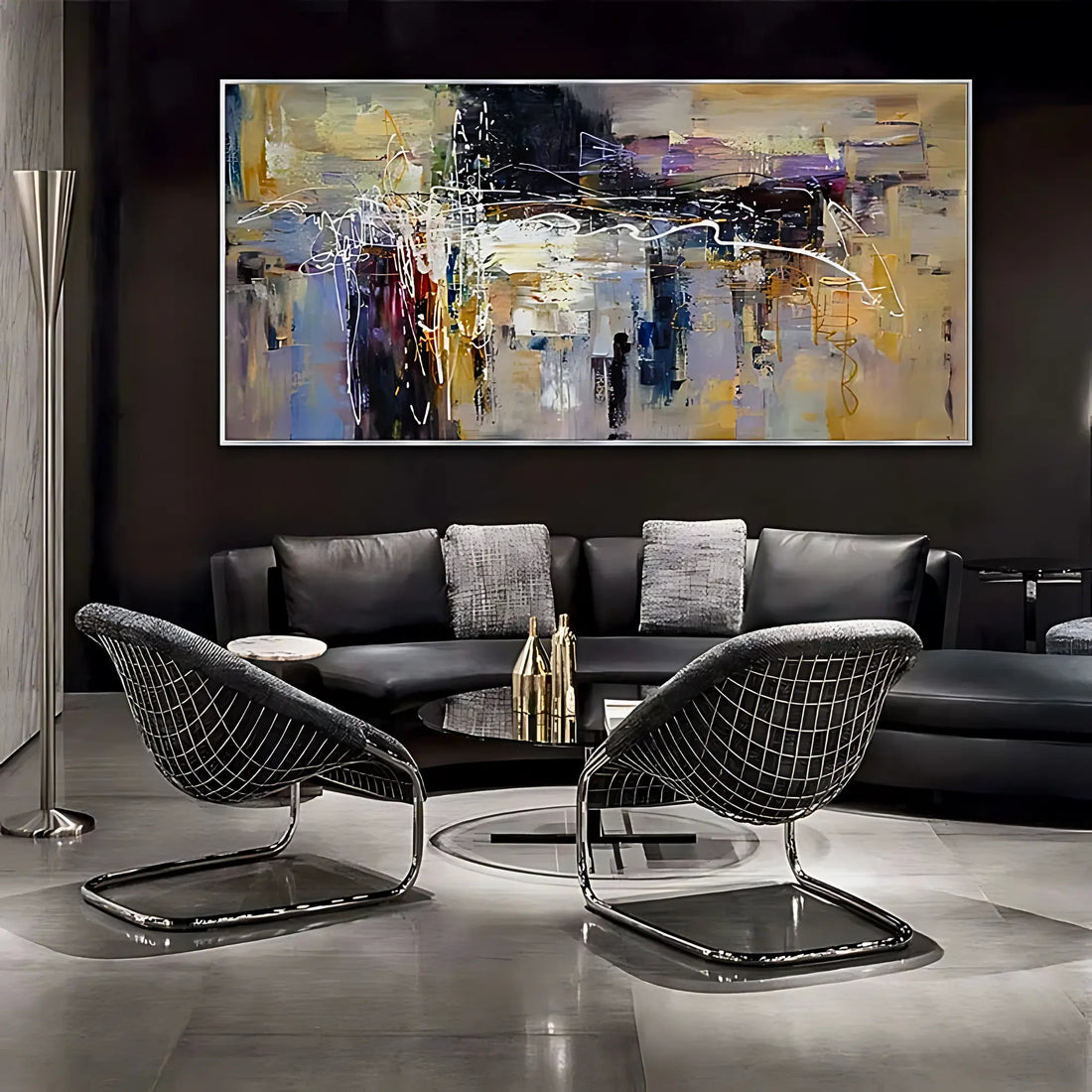 URBAN MIRAGE OIL PAINTING
