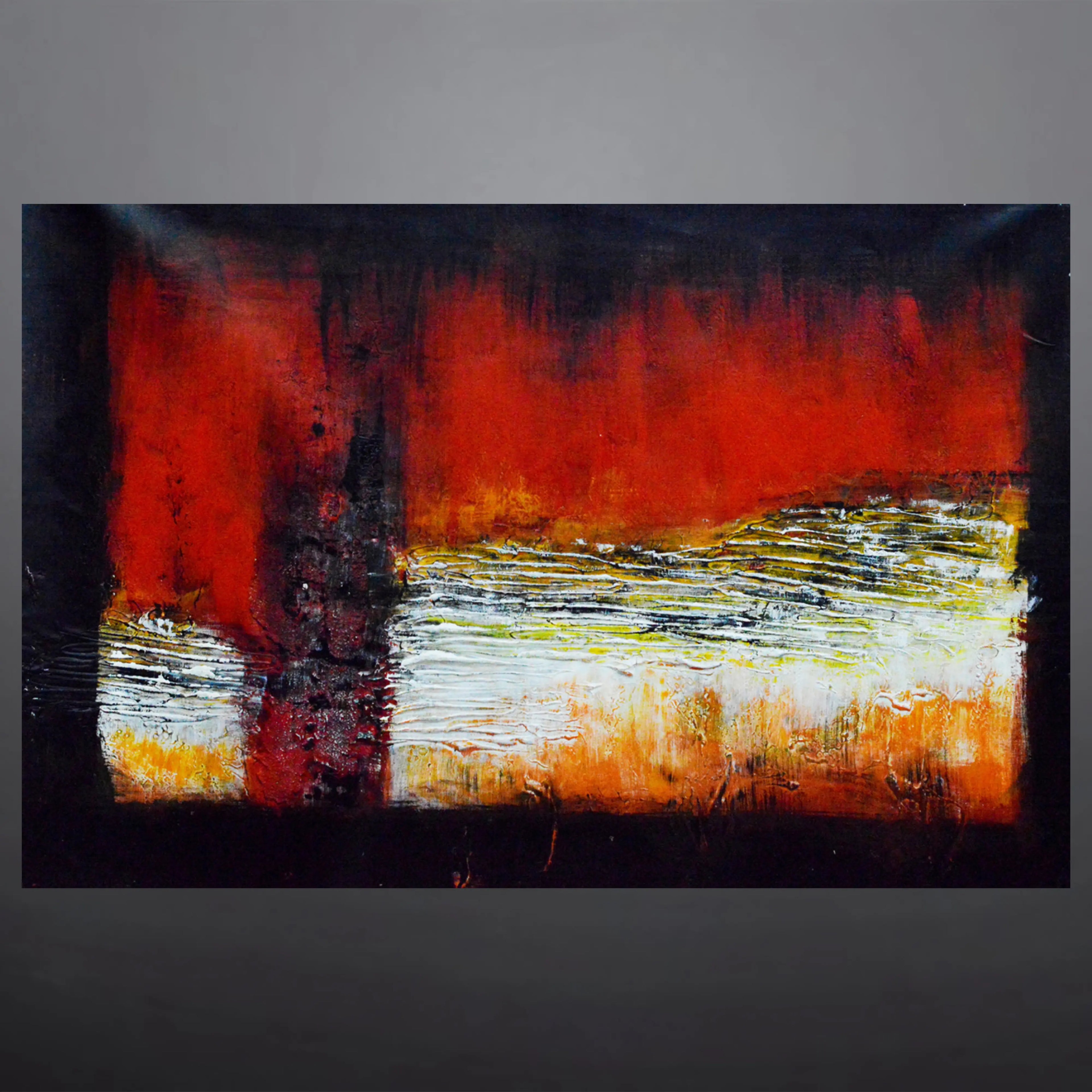 Inferno Strata Oil Painting