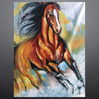 HOOVES OIL PAINTING