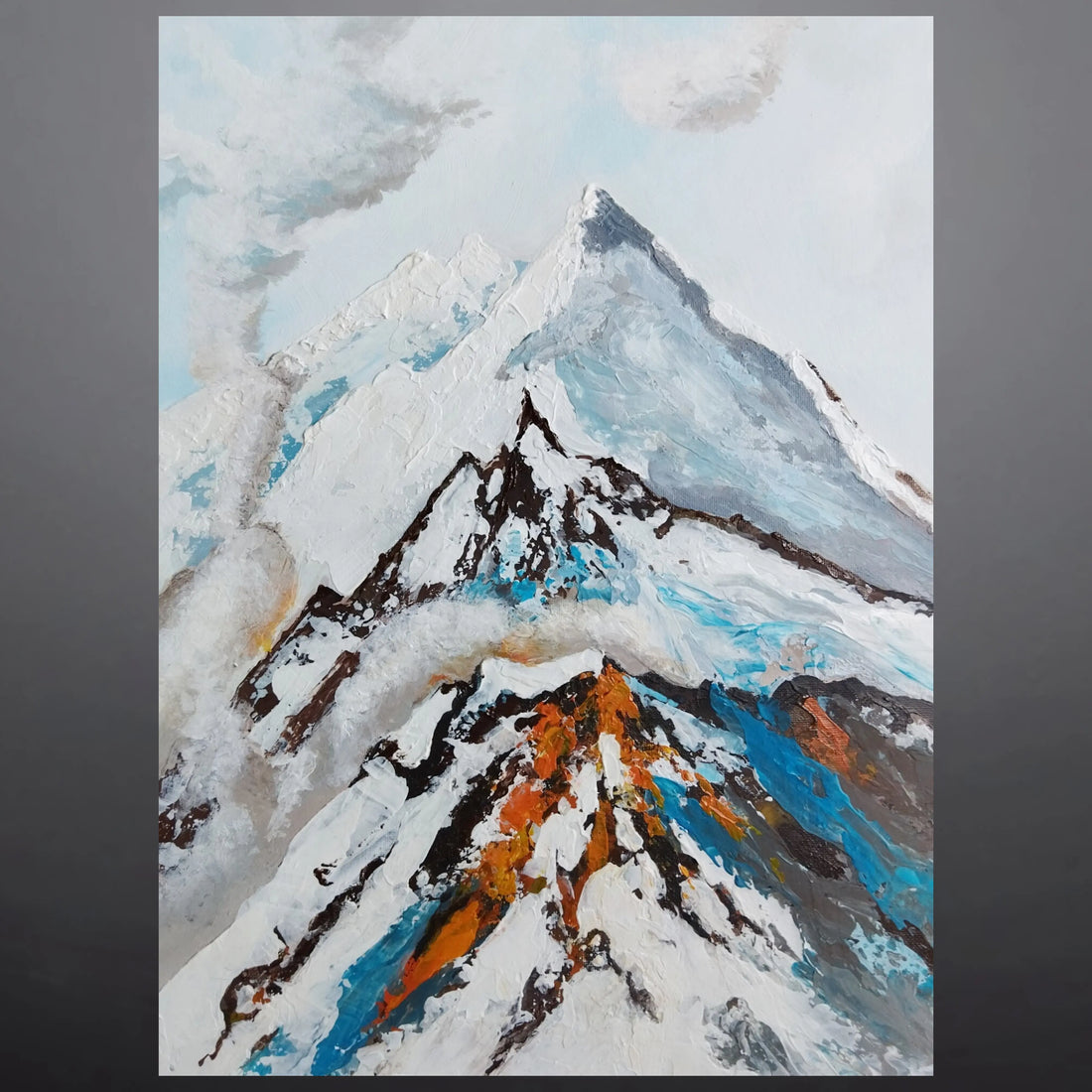 CRIMSON PEAKS OIL PAINTING