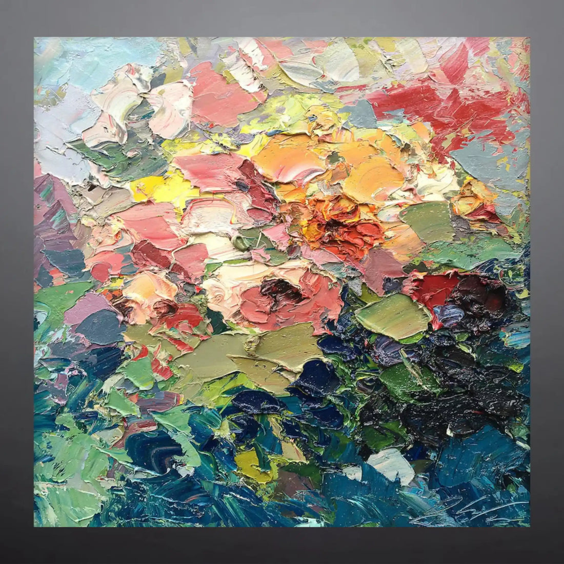 PETAL MEDLEY OIL PAINTING