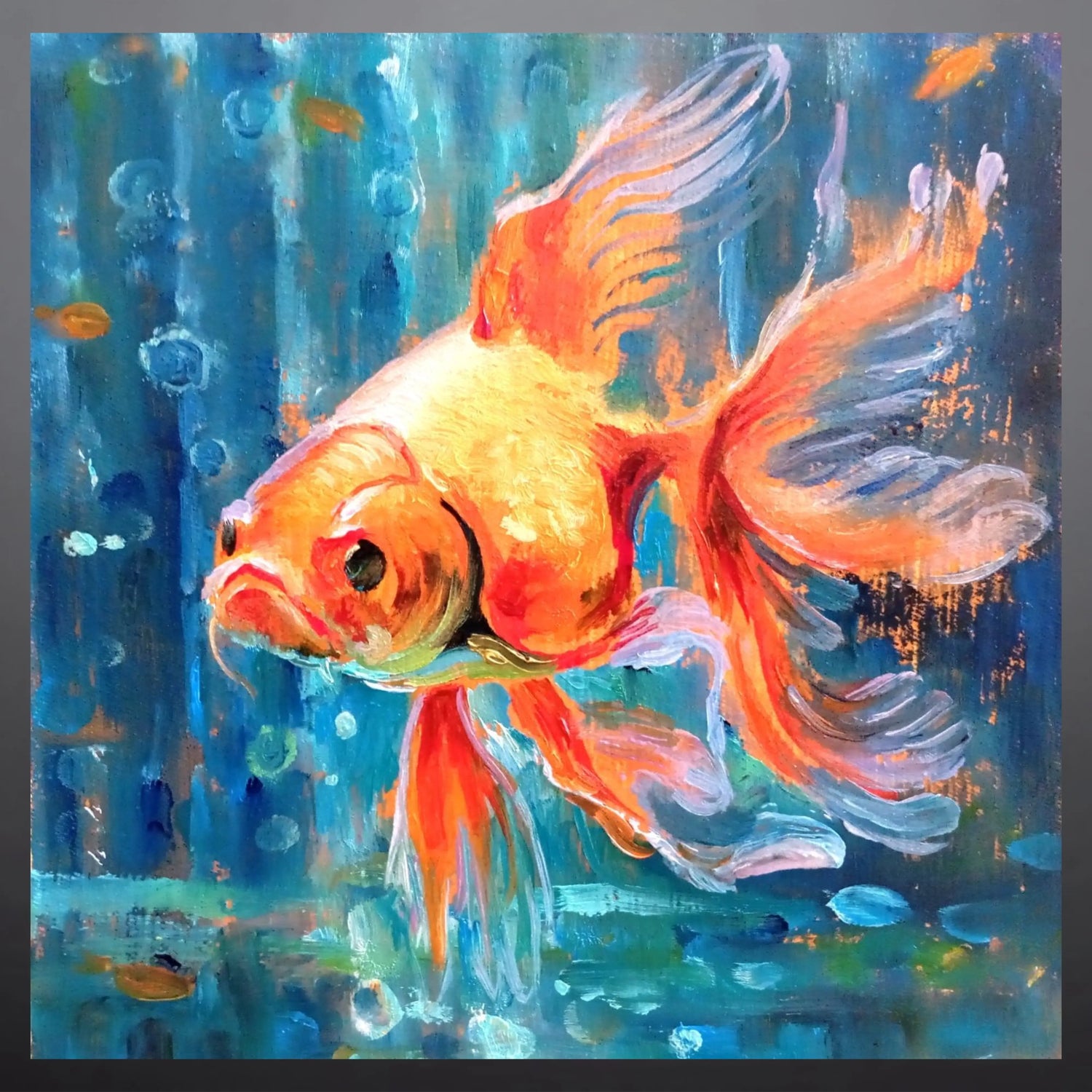 Fiery Blaze Oil Painting