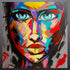 Pixelated Grace Oil Painting