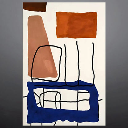 Cubist Serenade Oil Painting