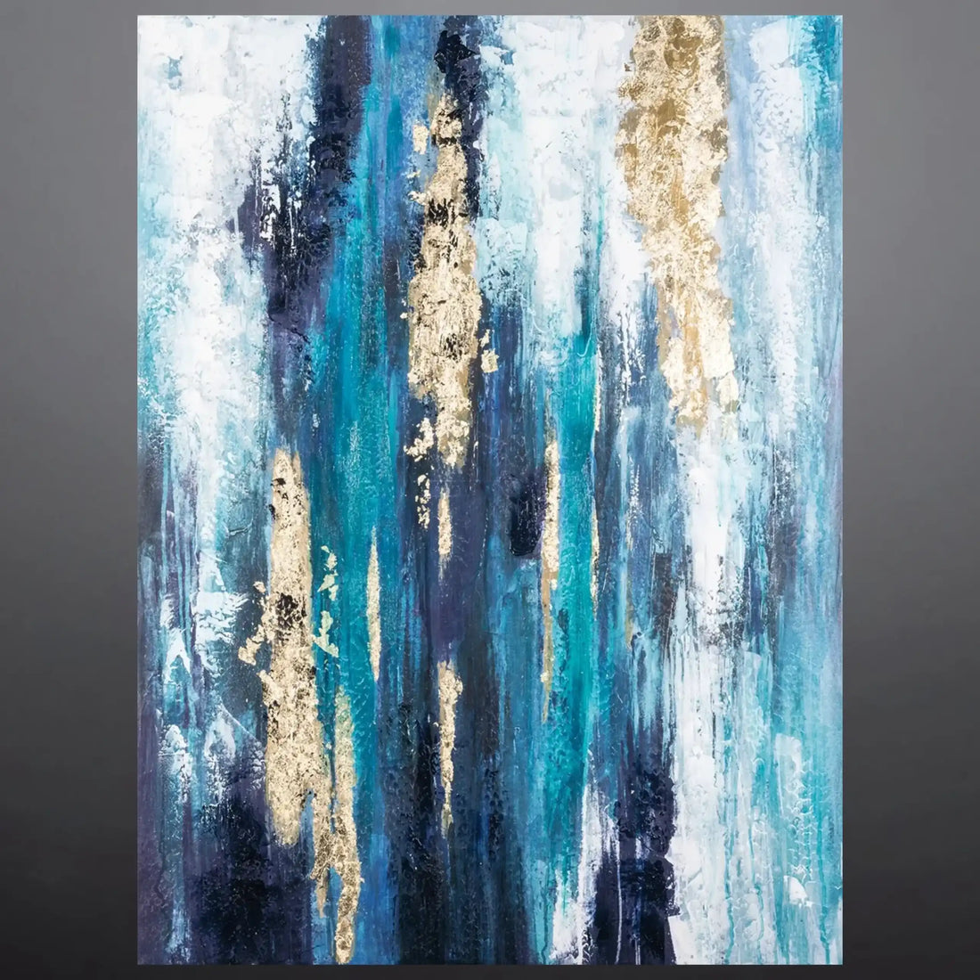 GLACIER DRIP OIL PAINTING