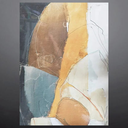 Warm Shards Oil Painting