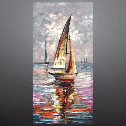 Crimson Tide Oil Painting