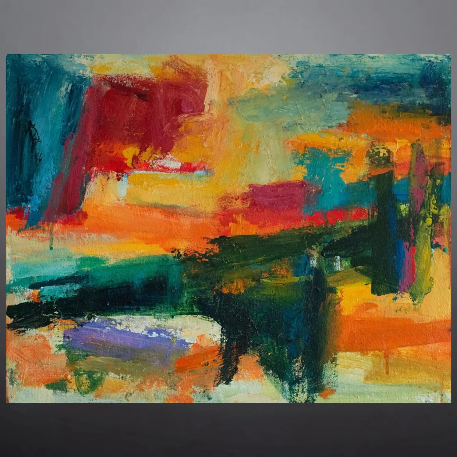 Fusion Blaze Oil Painting