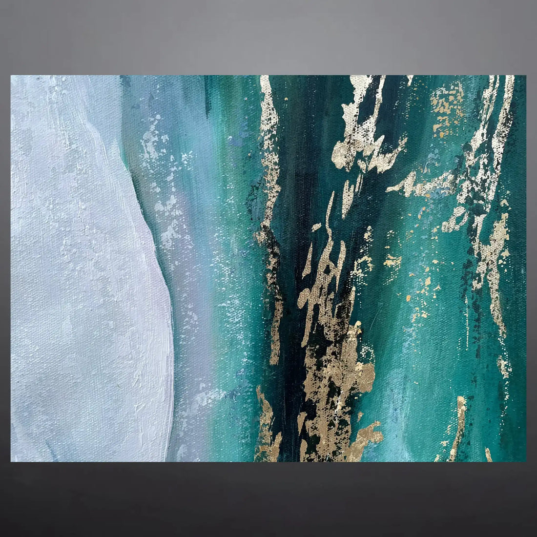 Aqua Lustre Oil Painting