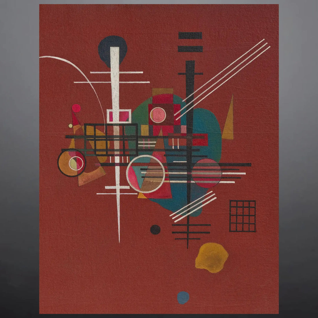 Structural Rhapsody Oil Painting