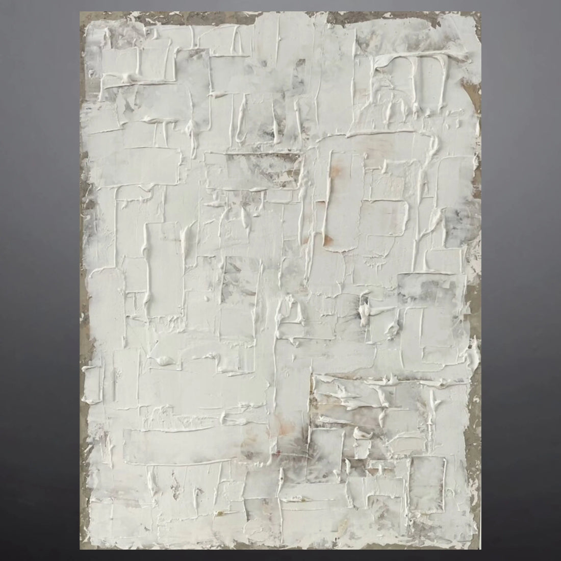 GLACIAL QUILT OIL PAINTING