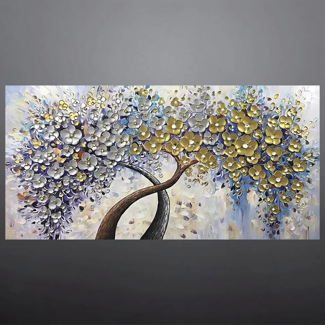 ORNATE FLORA OIL PAINTING