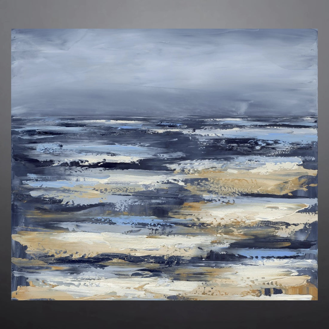 Tidal Layers Oil Painting
