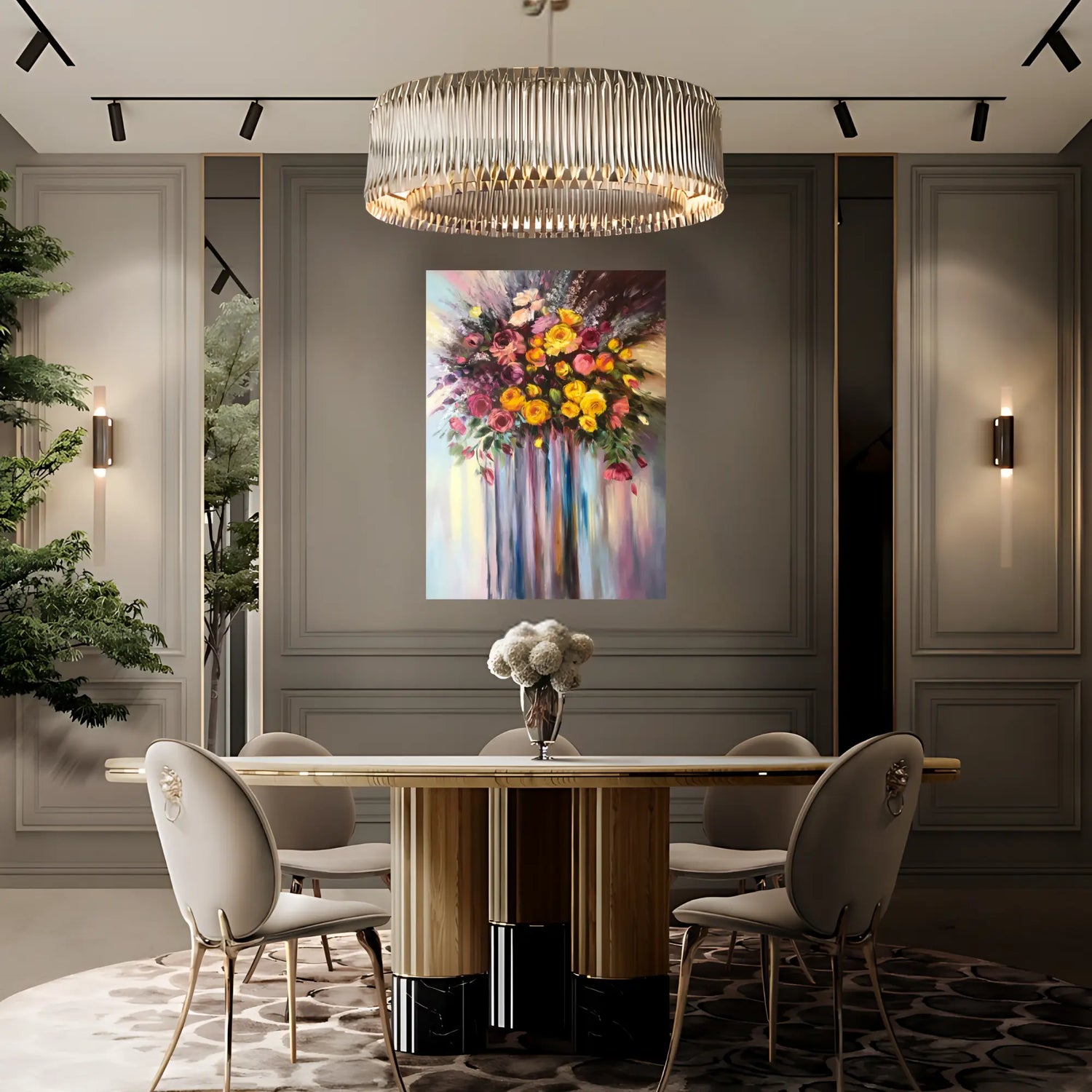 Flora Oil Painting