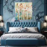 Crimson Fall Oil Painting