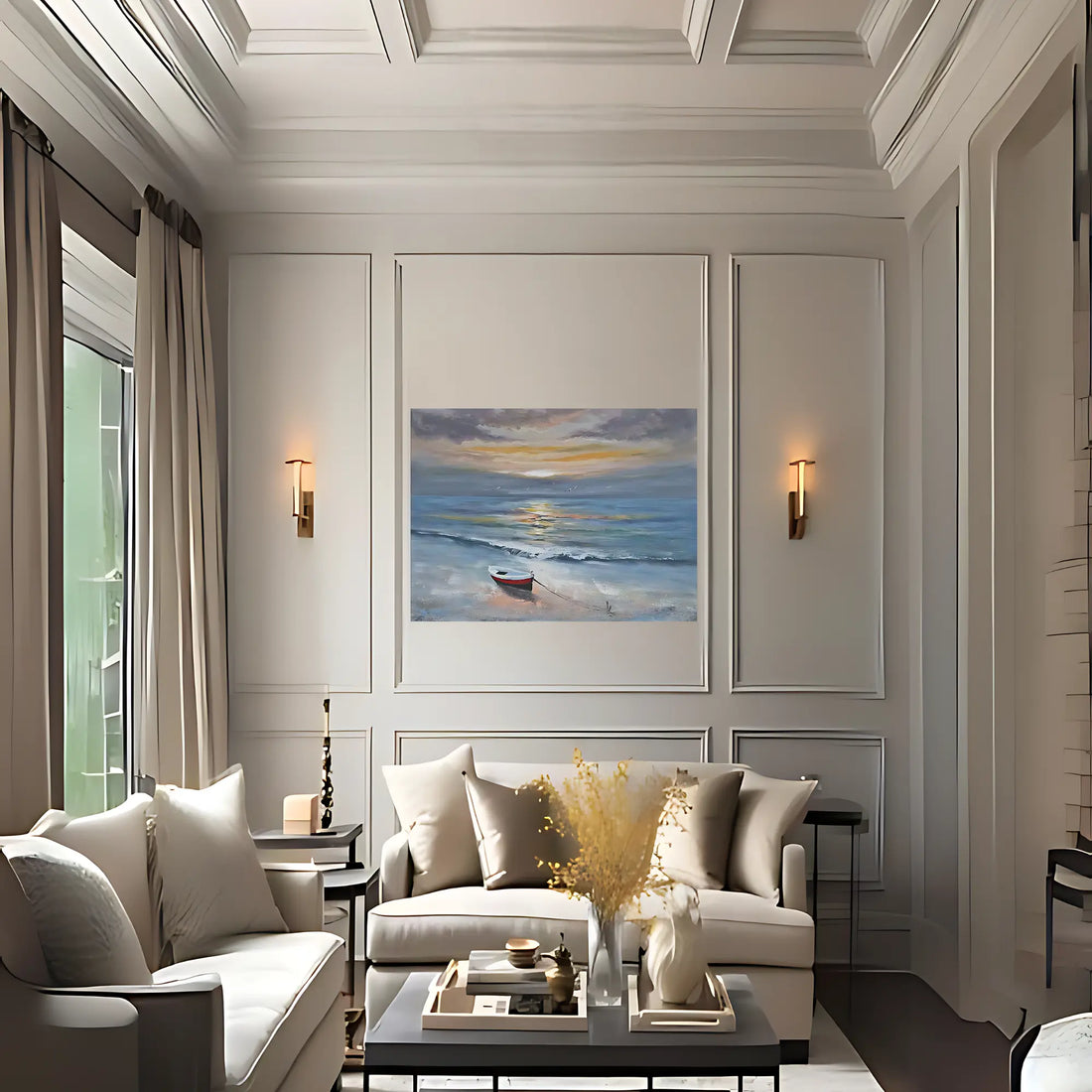 QUIET VOYAGE OIL PAINTING