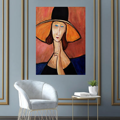 Contemplative Elegance Oil Painting