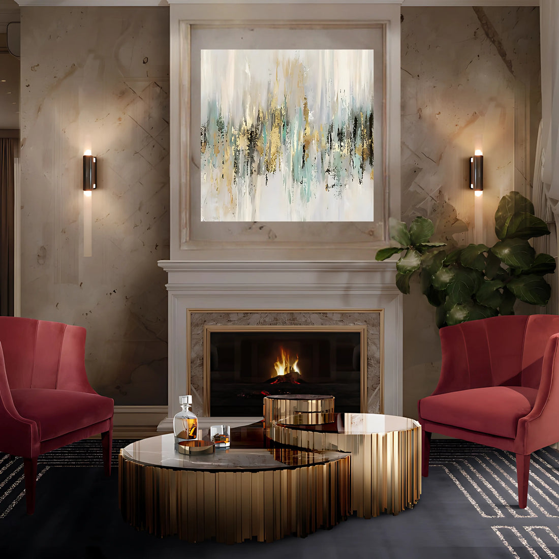 ENCHANTED FOREST OIL PAINTING