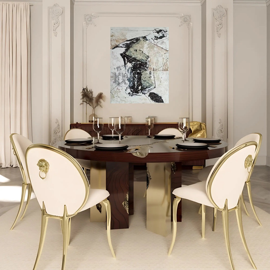 OBSCURED PRESENCE OIL PAINTING