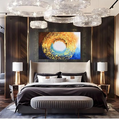 VORTEX BLAZE OIL PAINTING