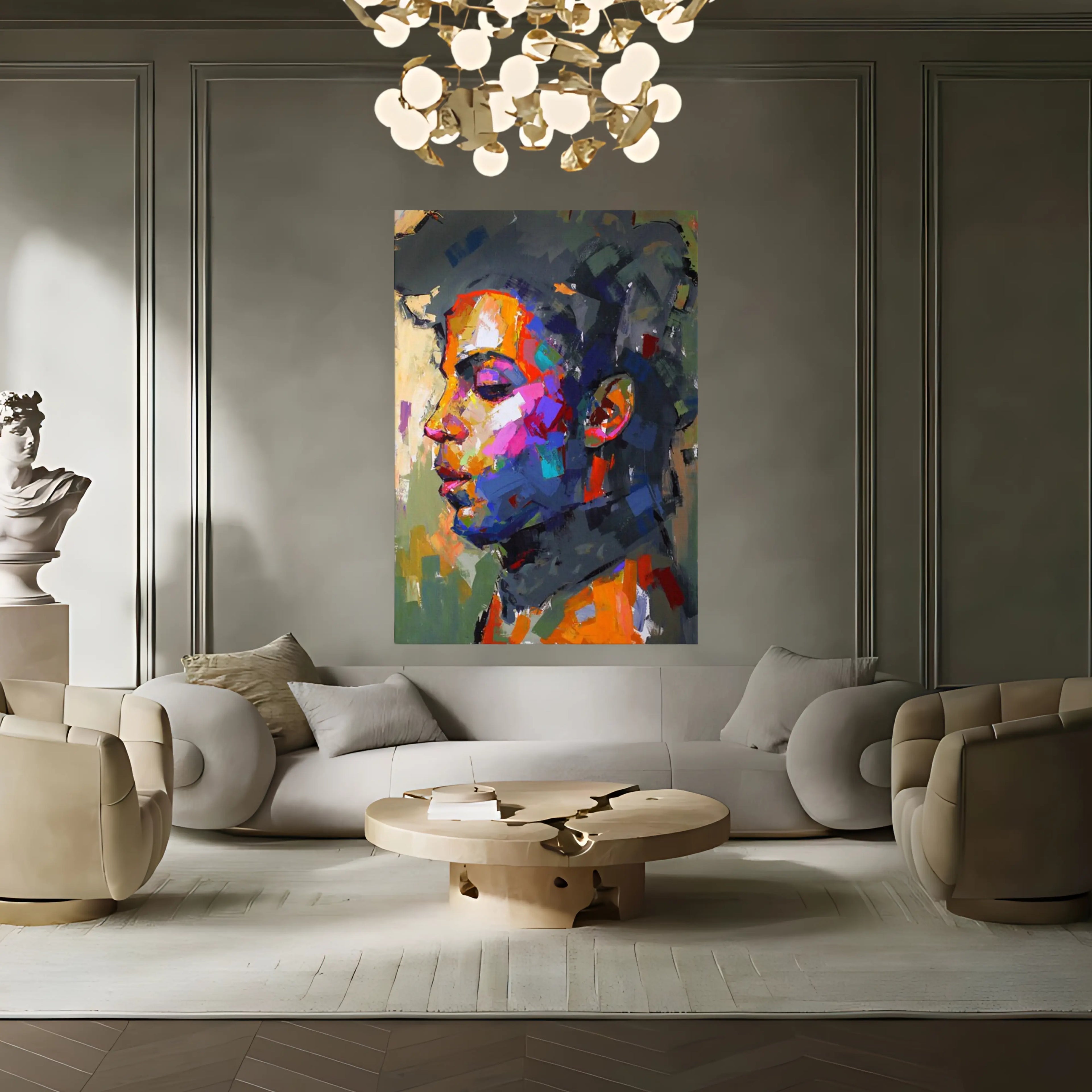 Harmonic Introspection Oil Painting
