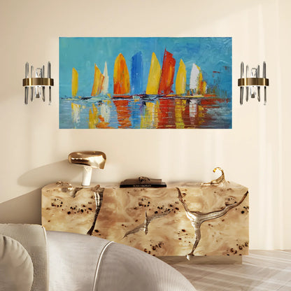 VOYAGE OIL PAINTING