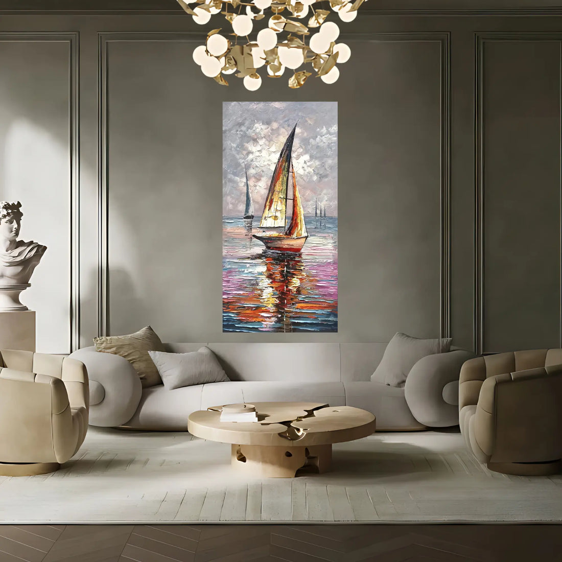 Crimson Tide Oil Painting