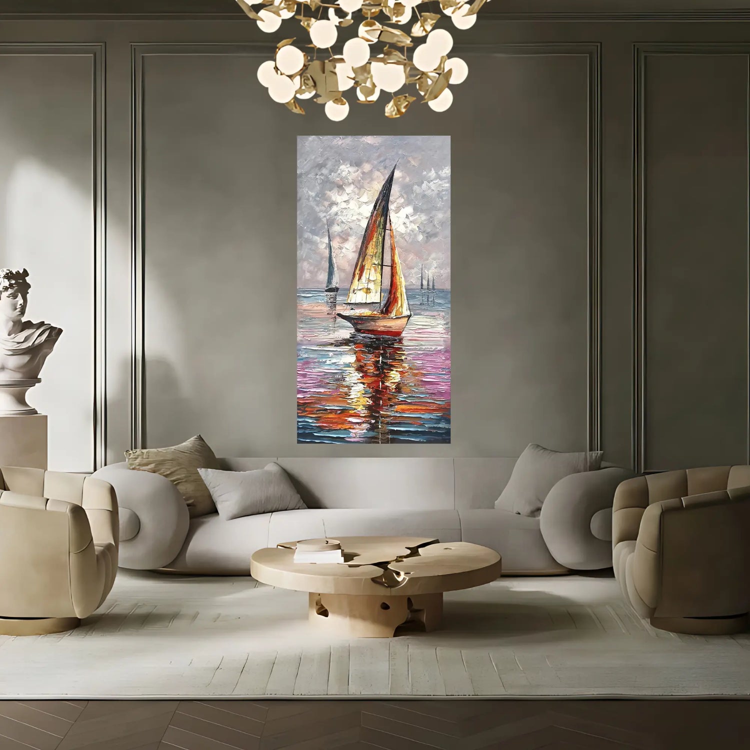 Crimson Tide Oil Painting