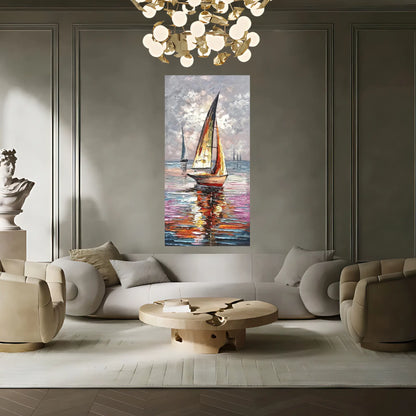Crimson Tide Oil Painting