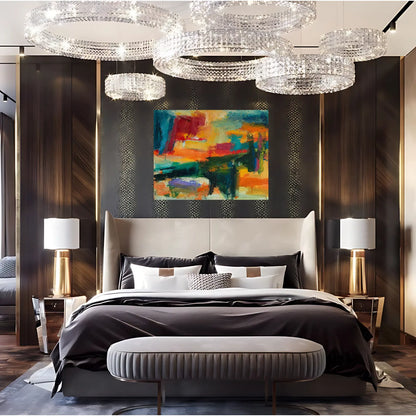 Fusion Blaze Oil Painting