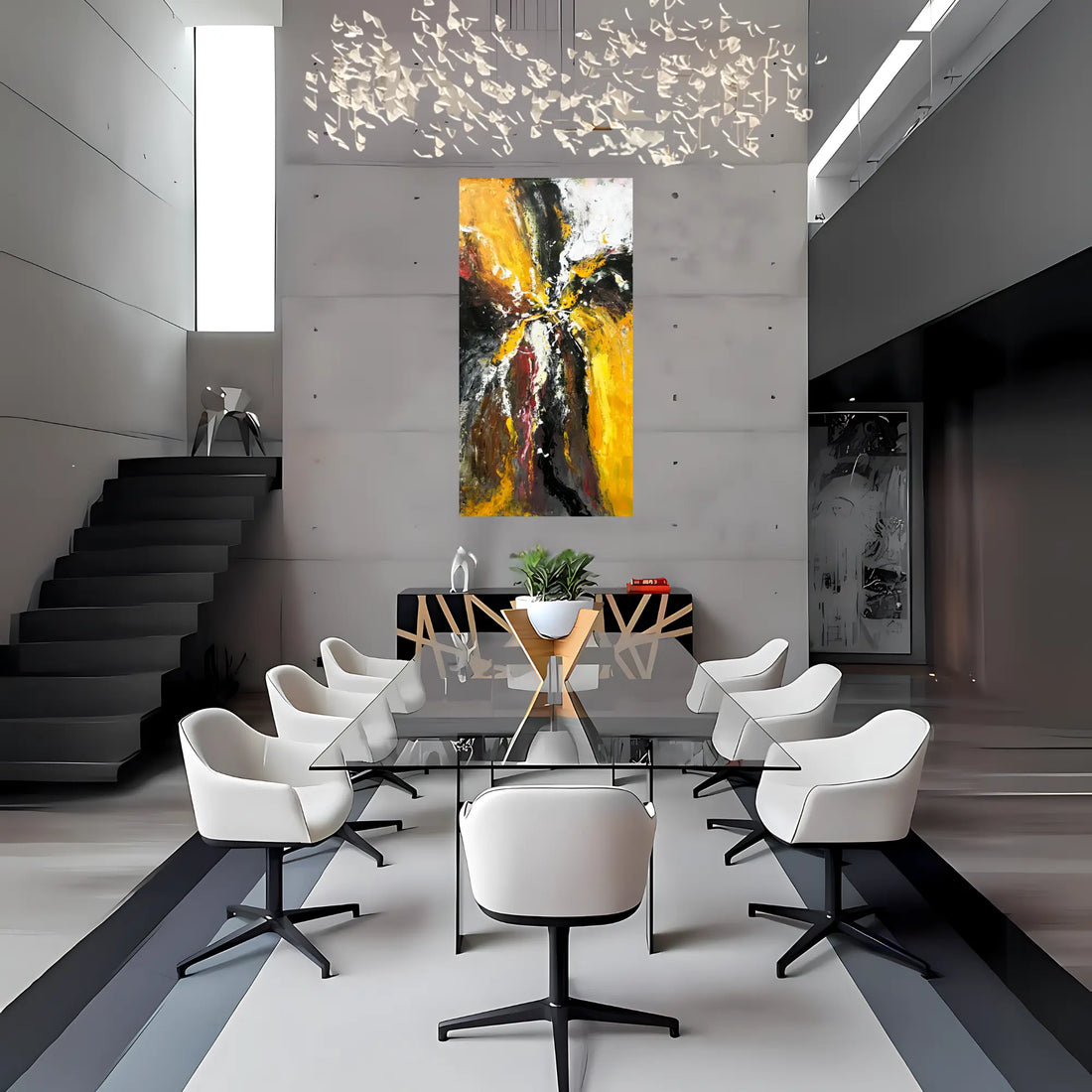 EMBER FLOW OIL PAINTING