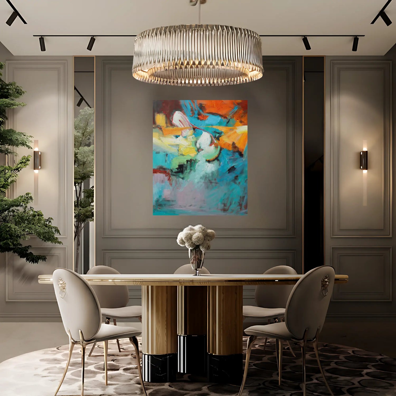 Tropical Symphony Oil Painting