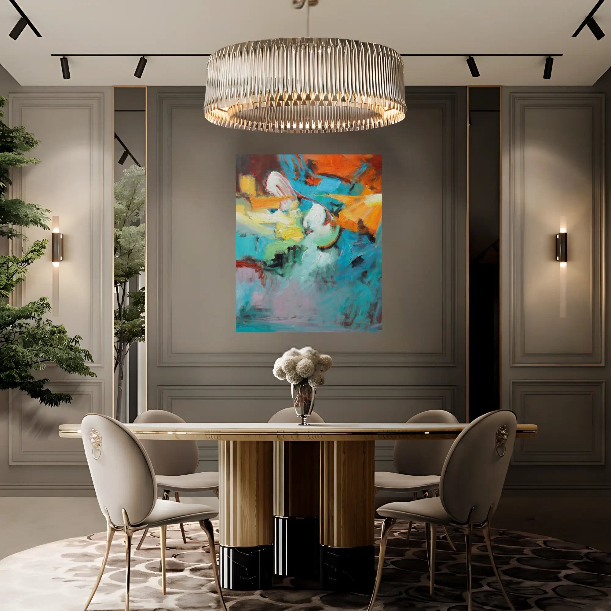 Tropical Symphony Oil Painting