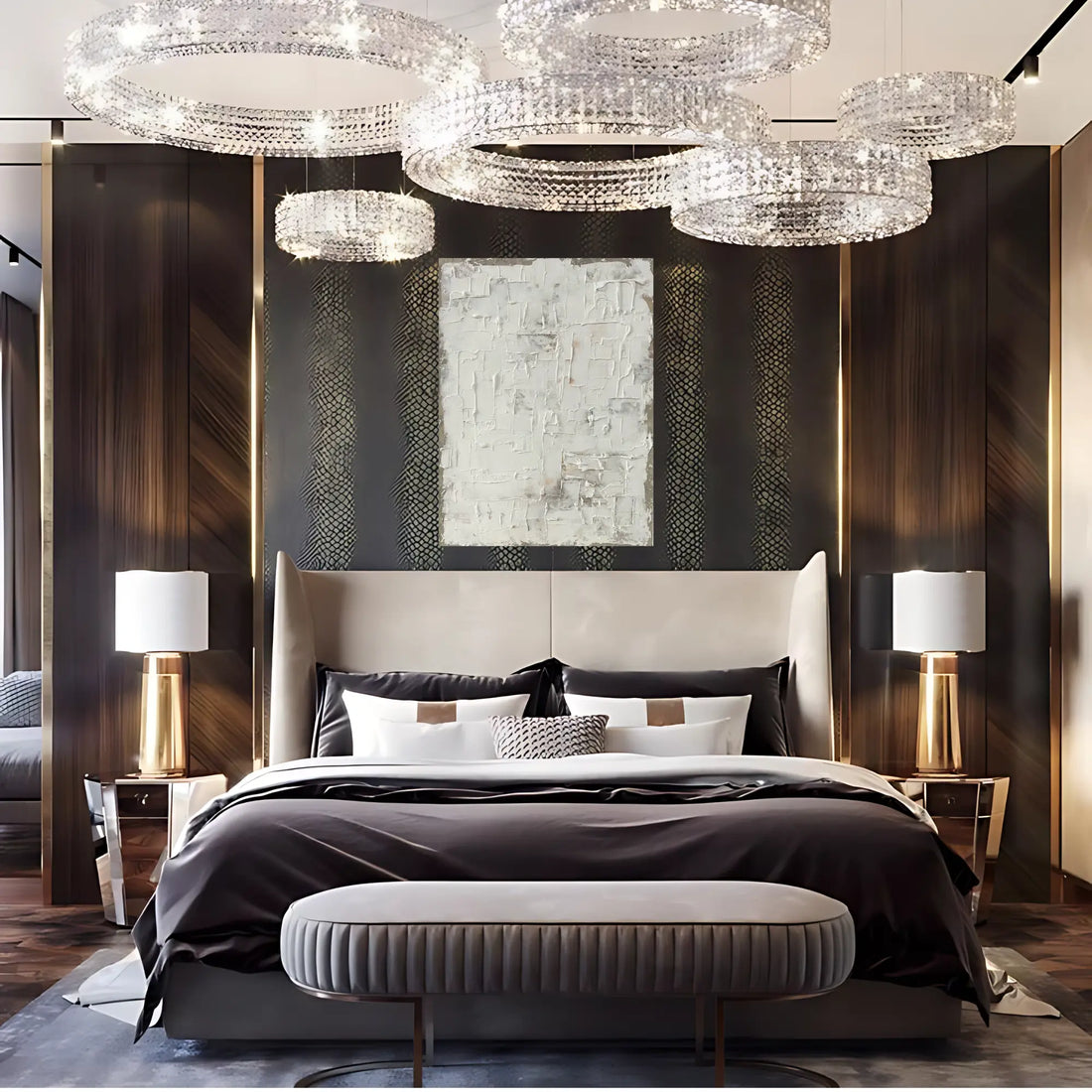 GLACIAL QUILT OIL PAINTING