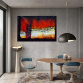 Inferno Strata Oil Painting