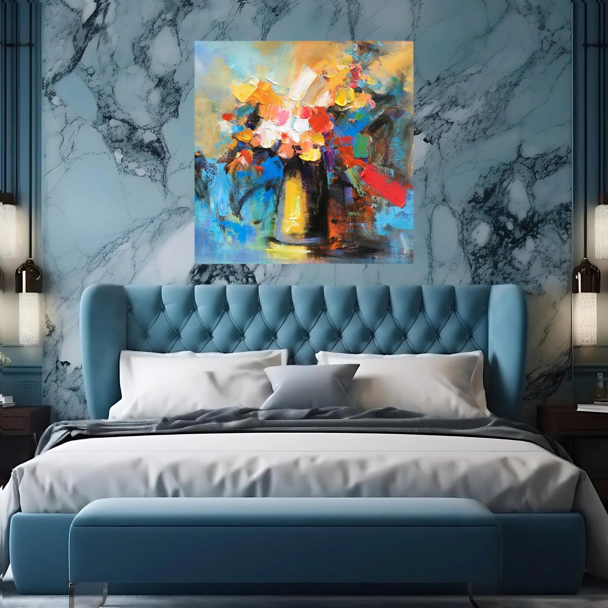 Effervescent Garden Oil Painting