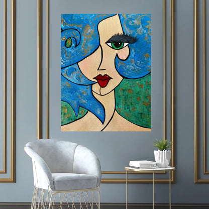 Aquatic Elegance Oil Painting