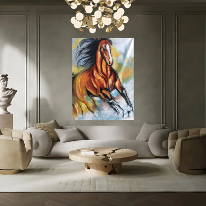 HOOVES OIL PAINTING