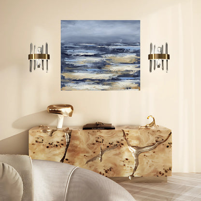 Tidal Layers Oil Painting