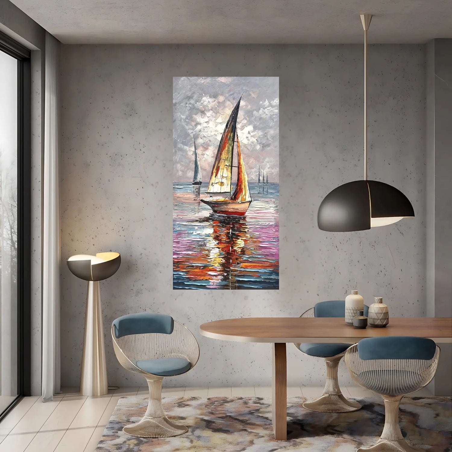 Crimson Tide Oil Painting