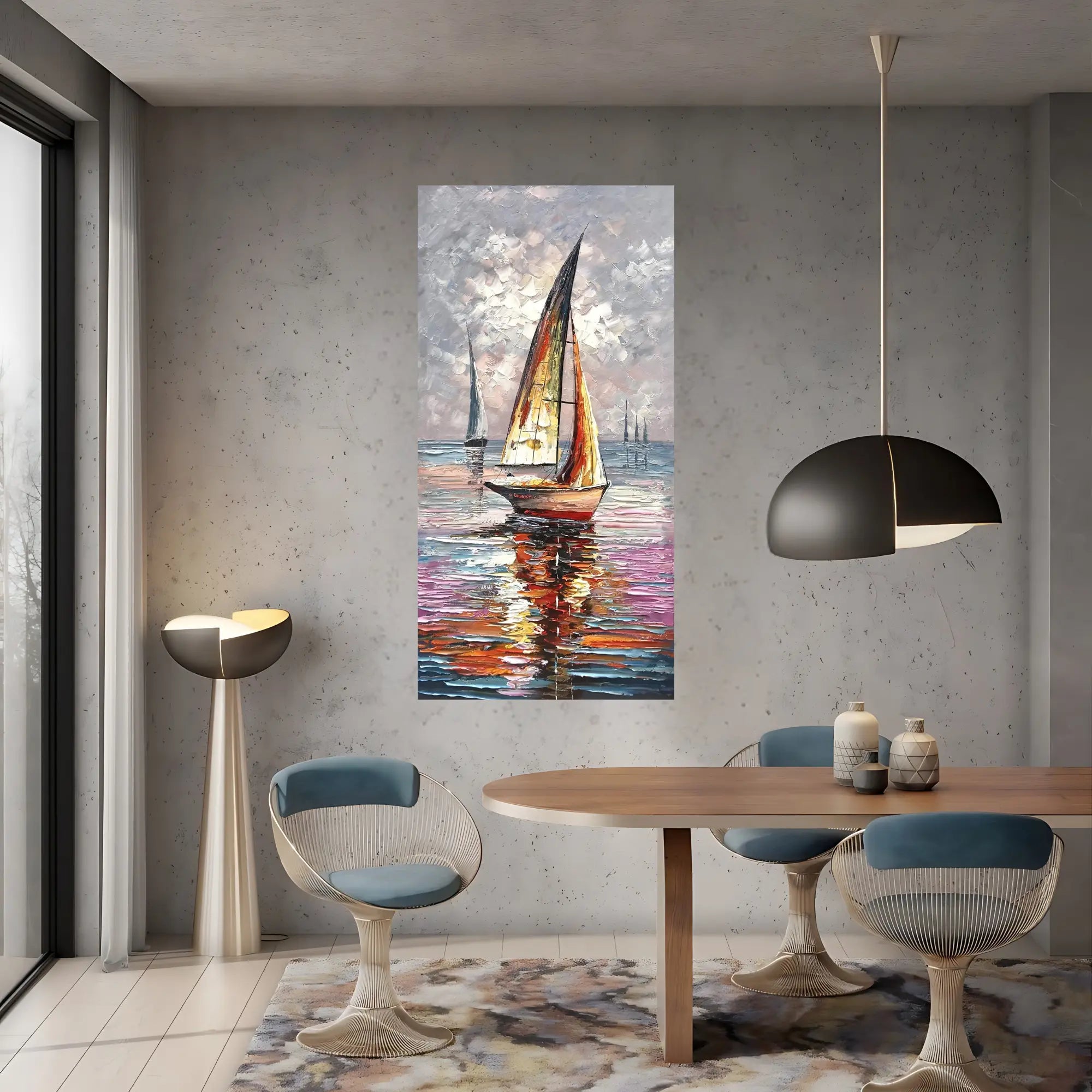 Crimson Tide Oil Painting