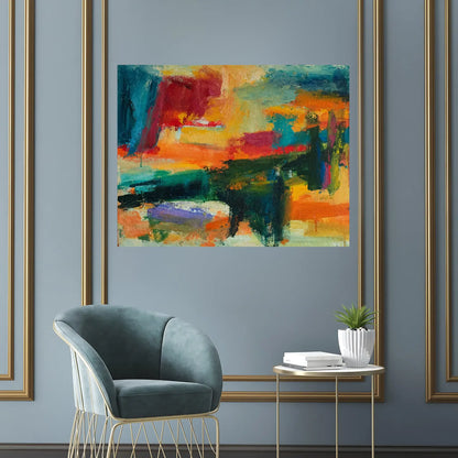 Fusion Blaze Oil Painting