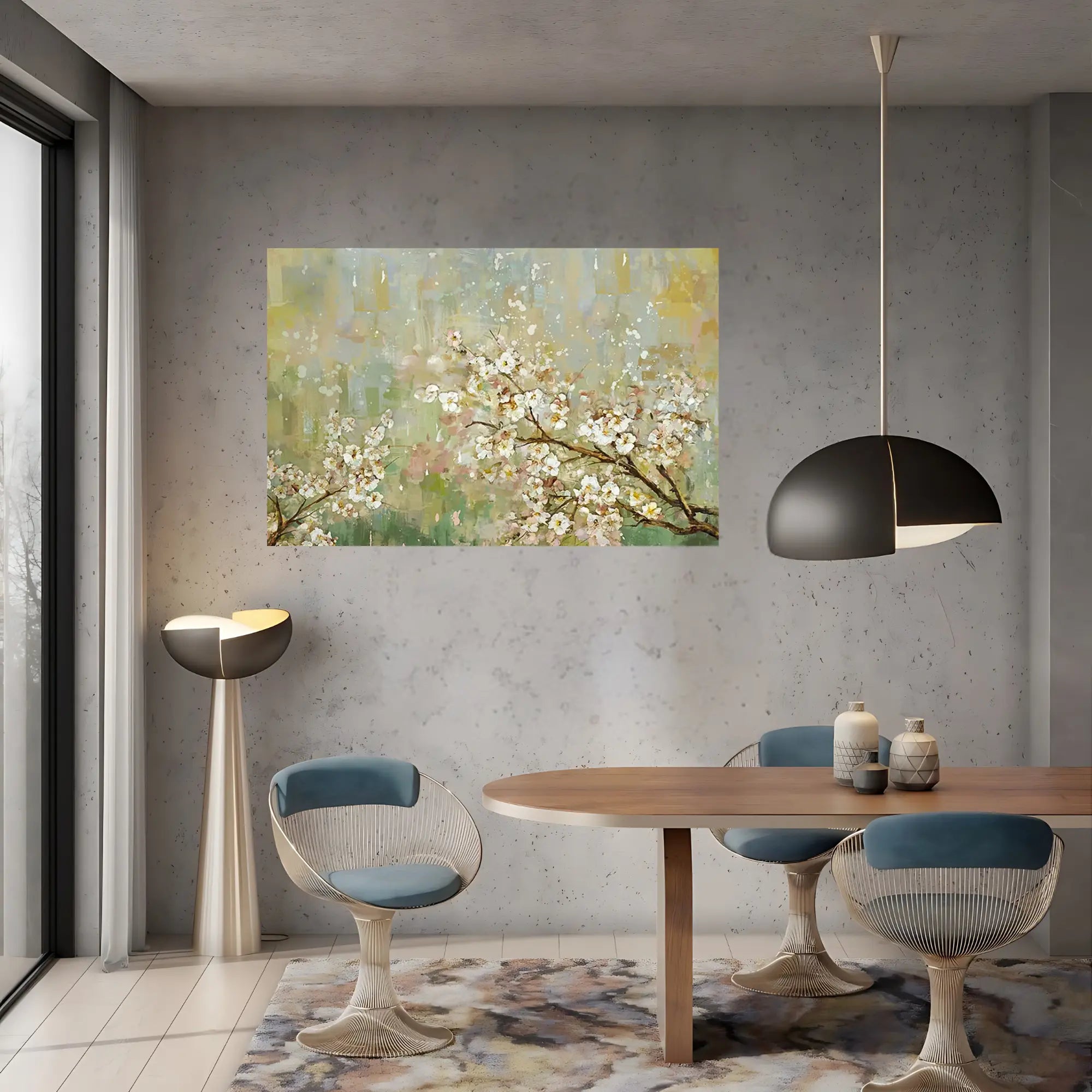 Blooming Tranquility Oil Painting