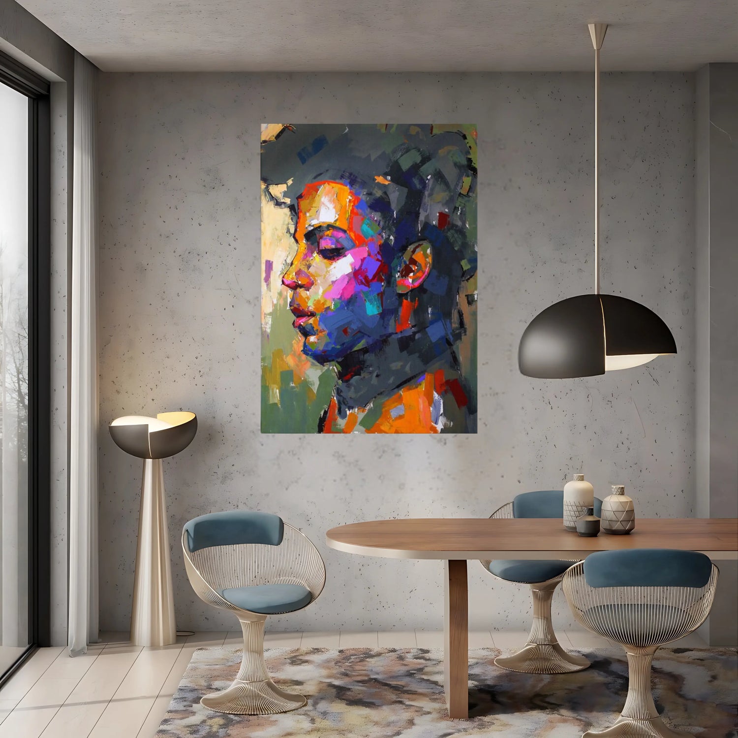 Harmonic Introspection Oil Painting