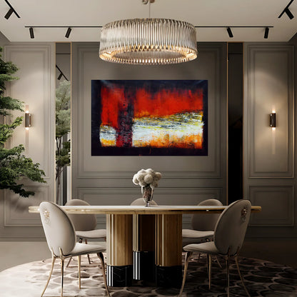 Inferno Strata Oil Painting