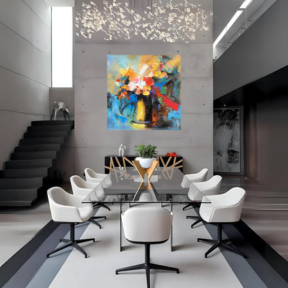 Effervescent Garden Oil Painting