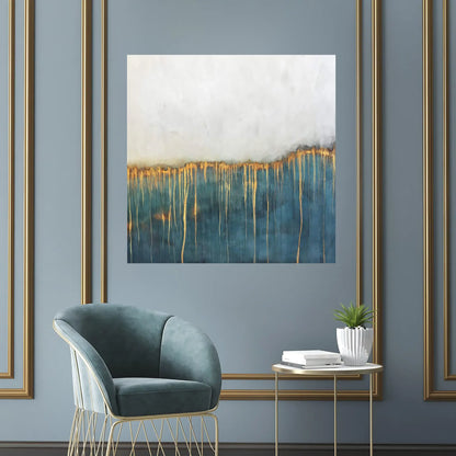 Aureate Veil Oil Painting