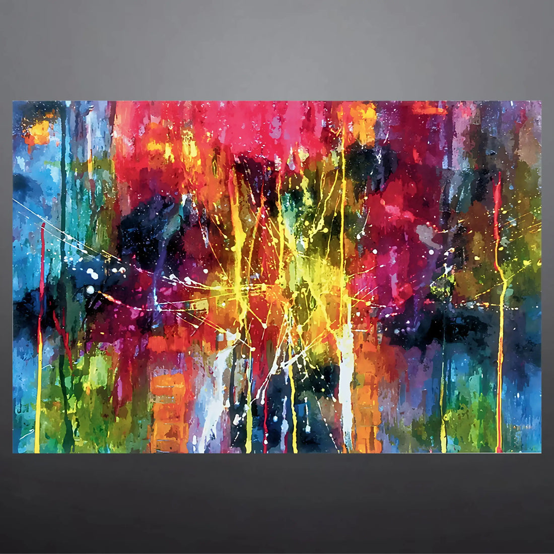 CHROMATIC ECHOES OIL PAINTING