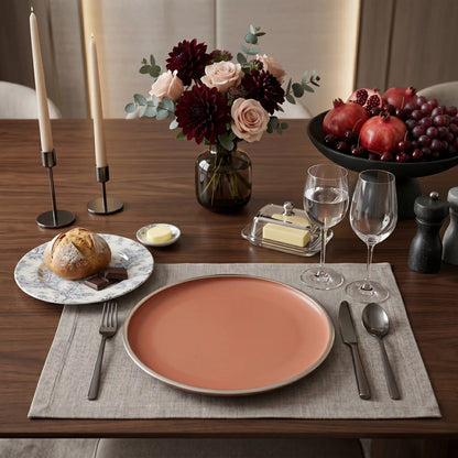 FAYETTE BLUSH ROSE PLATE